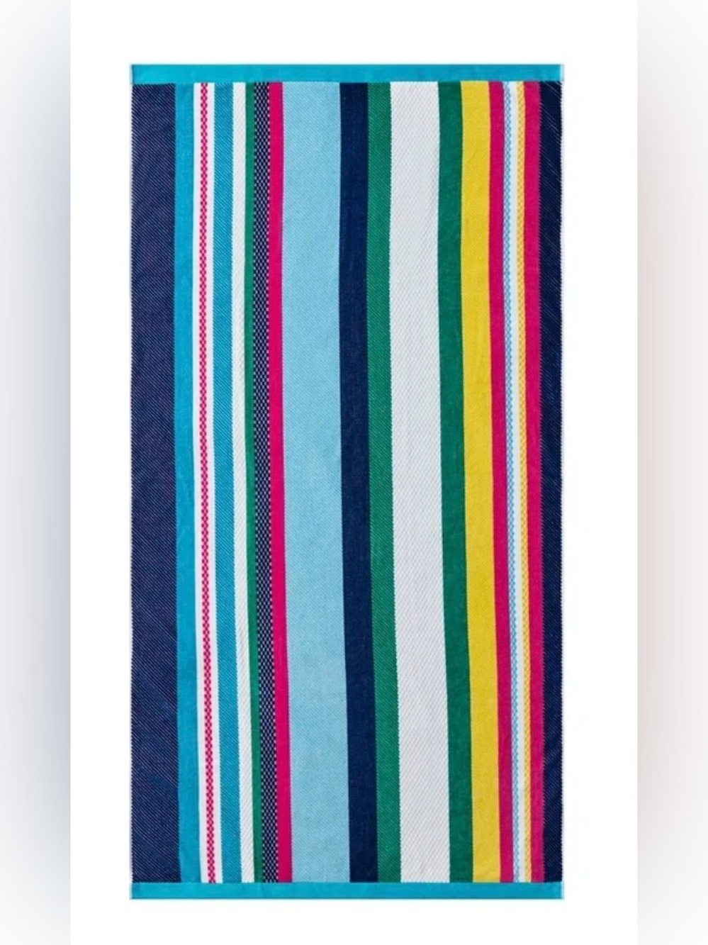 Better Homes And Gardens Striped Throw Blanket in Blue, Teal/Pink  multicolor #2